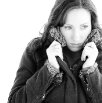 Coat B&W Half Shot